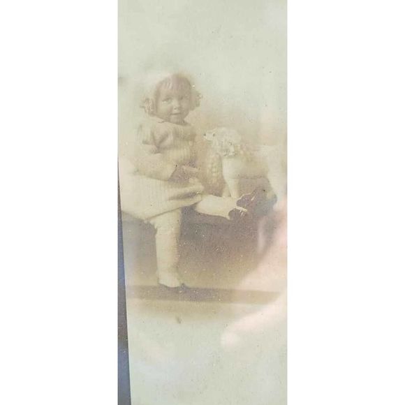 ANTIQUE Tintype Daguerreotype Photos, Civil War Era Purple Velvet & Wood frame - Picture 8 of 10